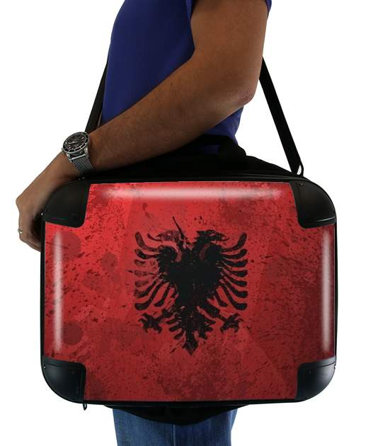 Albanie Painting Flag für Computertasche / Notebook / Tablet