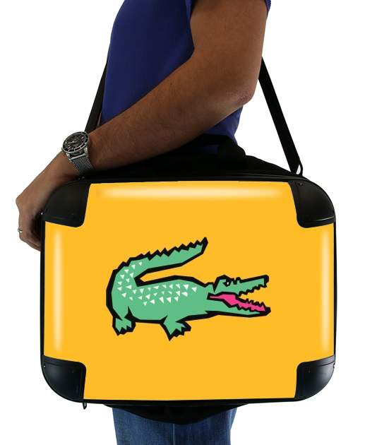 alligator crocodile lacoste für Computertasche / Notebook / Tablet
