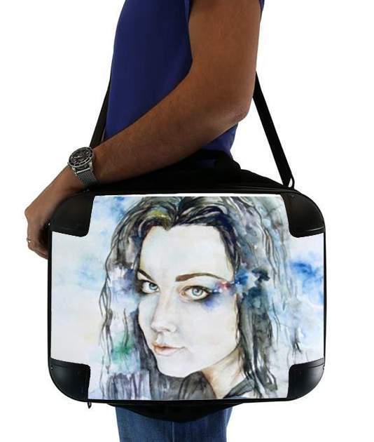 Amy Lee Evanescence watercolor art für Computertasche / Notebook / Tablet
