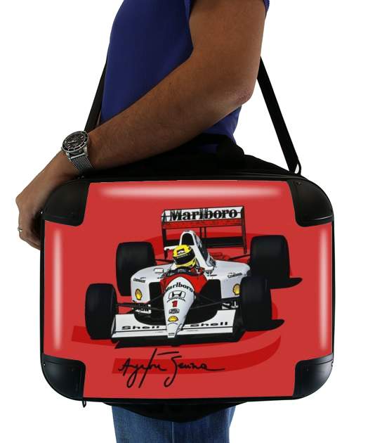 Ayrton Senna Formule 1 King für Computertasche / Notebook / Tablet