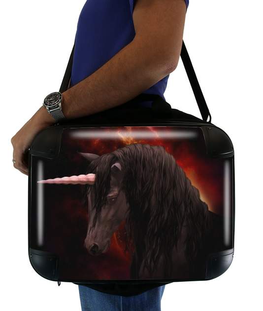 Black Unicorn für Computertasche / Notebook / Tablet