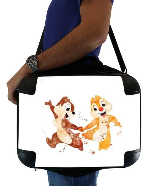 Chip And Dale Watercolor für Computertasche / Notebook / Tablet