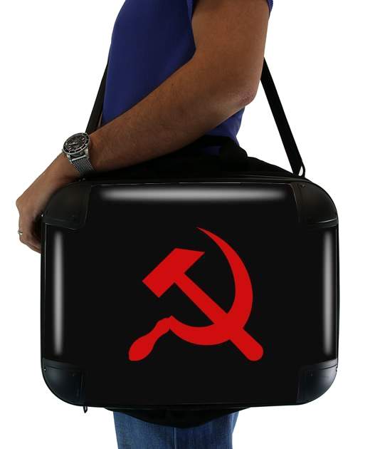 Kommunistische Sichel und Hammer für Computertasche / Notebook / Tablet