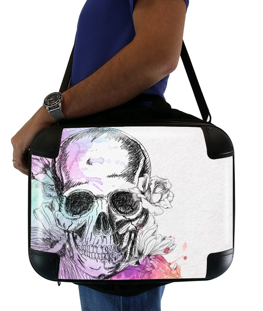 Color skull für Computertasche / Notebook / Tablet