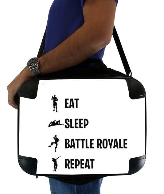 Eat Sleep Battle Royale Repeat für Computertasche / Notebook / Tablet