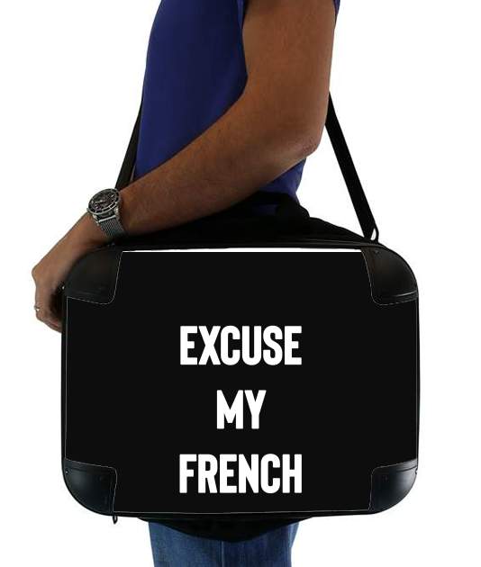 Excuse my french für Computertasche / Notebook / Tablet
