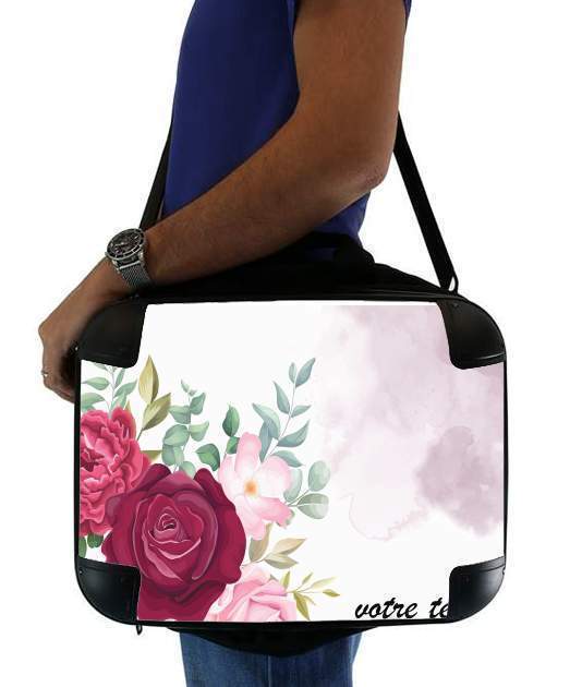 Flower Shop Logo für Computertasche / Notebook / Tablet