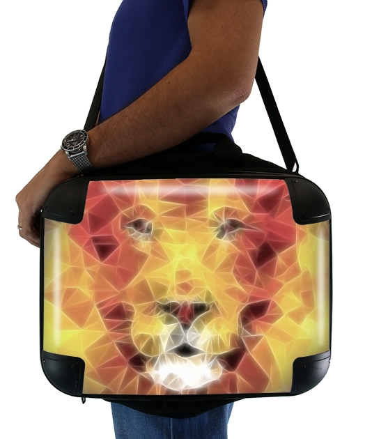 fractal lion für Computertasche / Notebook / Tablet