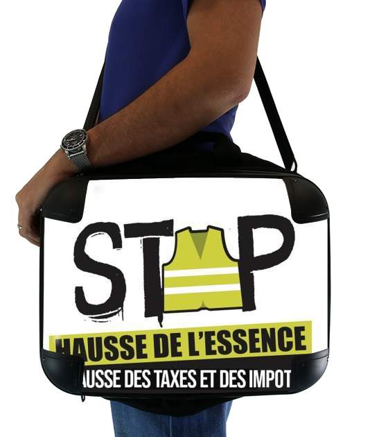 Gilet Jaune Stop aux taxes für Computertasche / Notebook / Tablet
