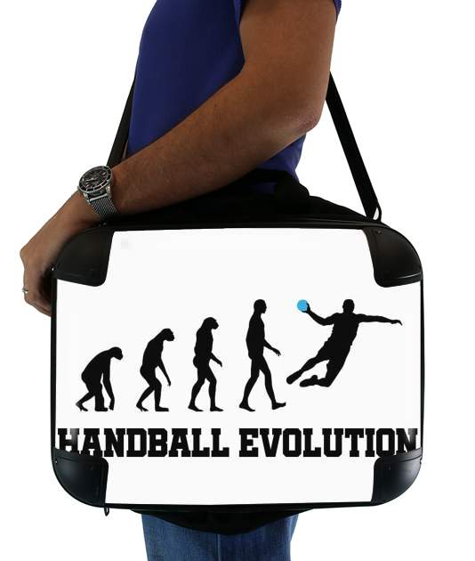 Handball Evolution für Computertasche / Notebook / Tablet