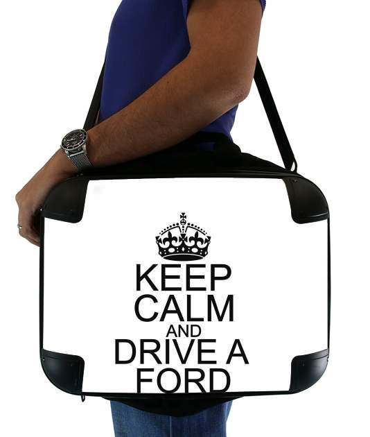 Keep Calm And Drive a Ford für Computertasche / Notebook / Tablet
