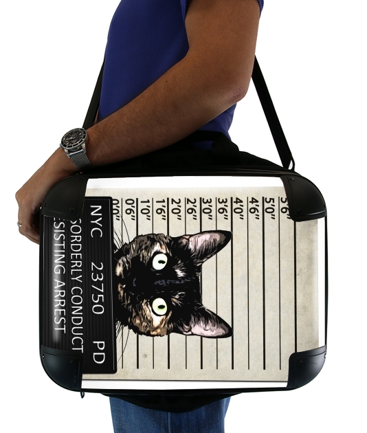 Kitty Mugshot für Computertasche / Notebook / Tablet