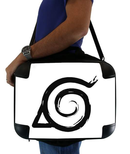 Konoha Symbol Grunge art für Computertasche / Notebook / Tablet