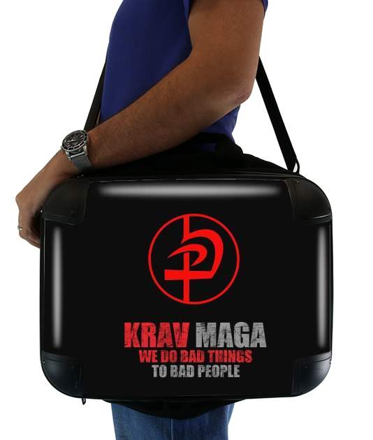 Krav Maga Bad Things to bad people für Computertasche / Notebook / Tablet