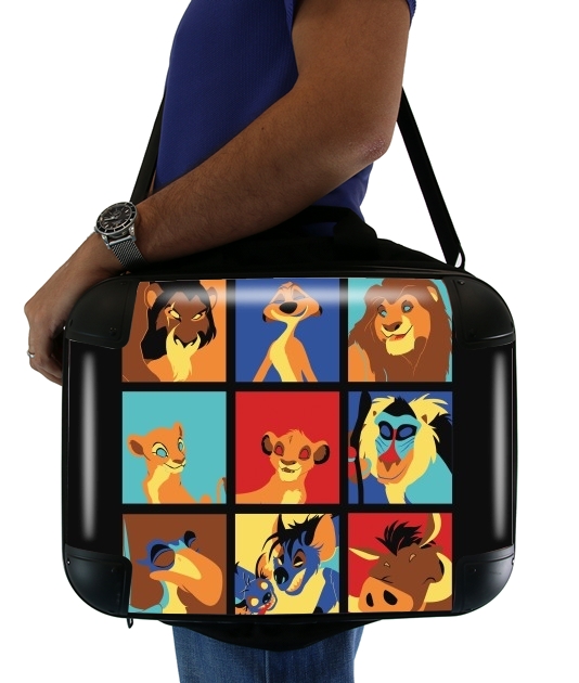 Lion pop für Computertasche / Notebook / Tablet