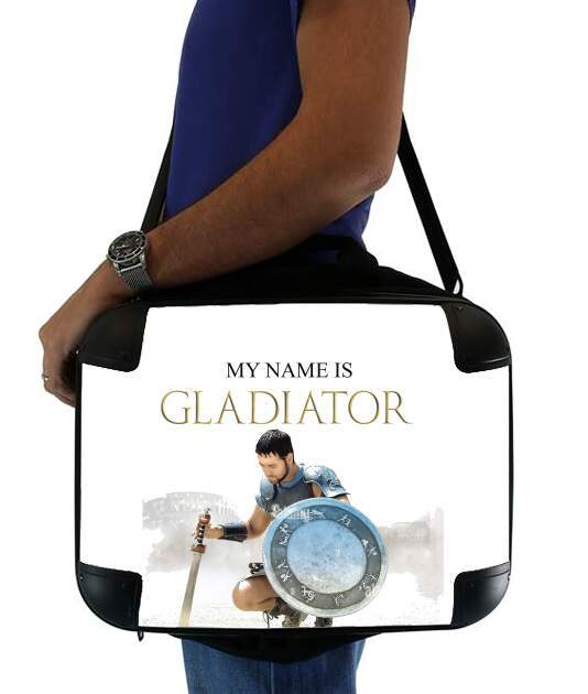 My name is gladiator für Computertasche / Notebook / Tablet