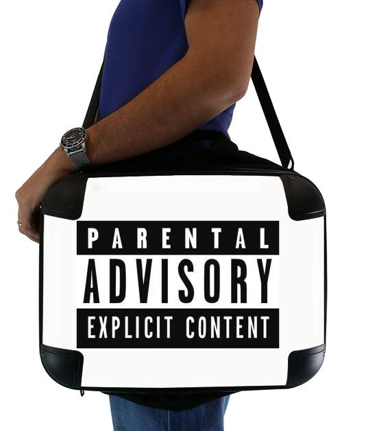 Parental Advisory Explicit Content für Computertasche / Notebook / Tablet