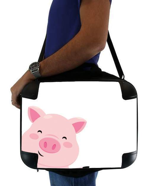 Pig Smiling für Computertasche / Notebook / Tablet