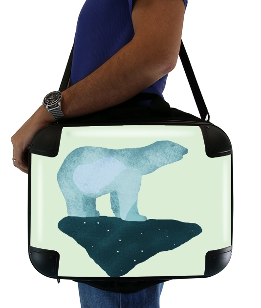 Polarbär für Computertasche / Notebook / Tablet