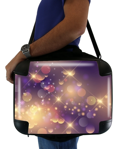 Purple Sparkles für Computertasche / Notebook / Tablet