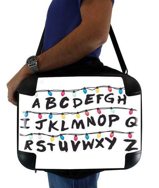 Stranger Things Lampion Alphabet Inspiration für Computertasche / Notebook / Tablet