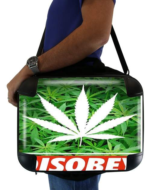 Weed Cannabis Disobey für Computertasche / Notebook / Tablet