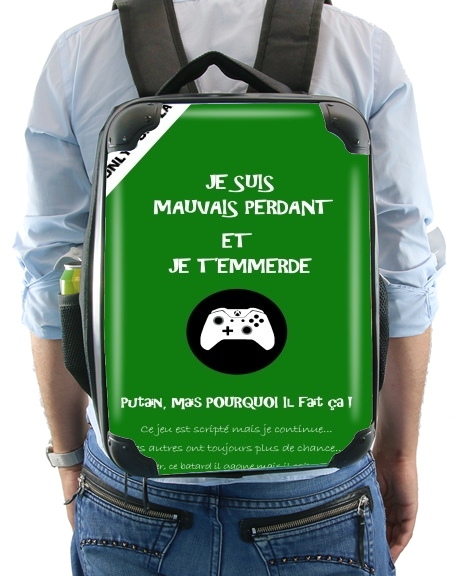 Mauvais perdant - Vert Xbox für Rucksack