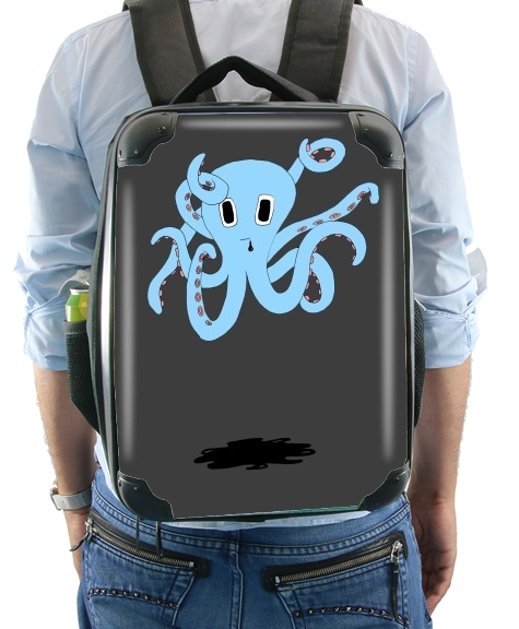 octopus Blue cartoon für Rucksack