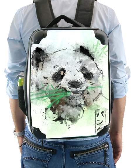 Panda Watercolor für Rucksack
