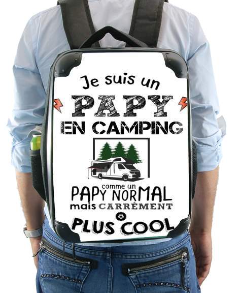 Papy en camping car für Rucksack