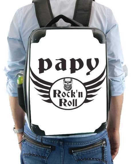 Papy Rock N Roll für Rucksack