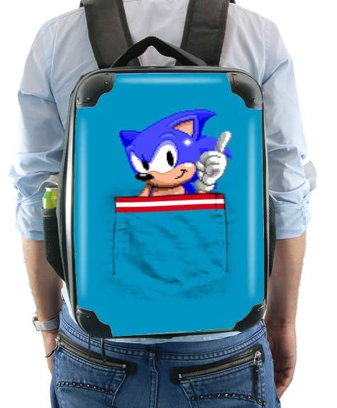 Sonic in the pocket für Rucksack