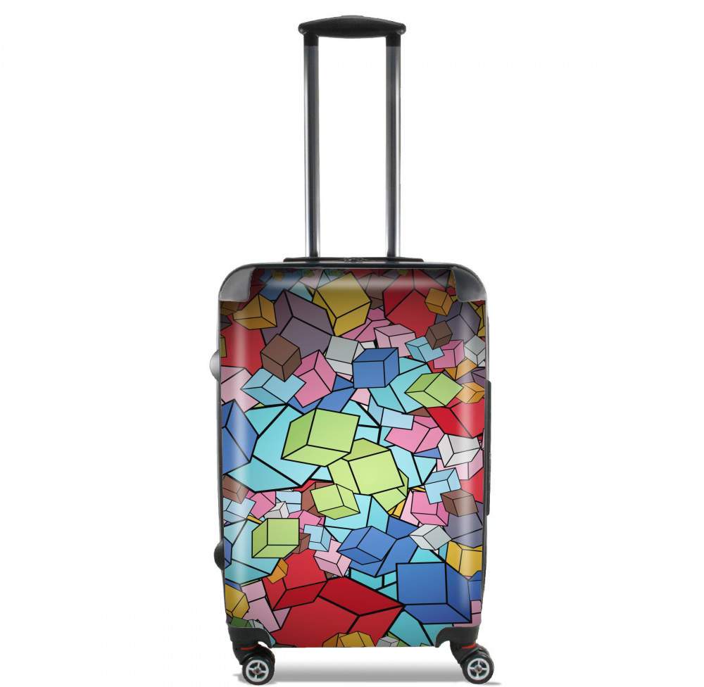 Abstract Cool Cubes für Kabinengröße Koffer