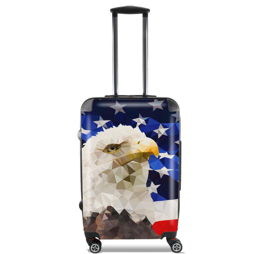 American Eagle and Flag für Kabinengröße Koffer