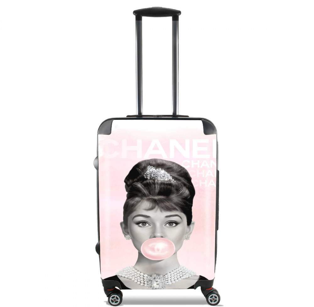 Audrey Hepburn bubblegum für Kabinengröße Koffer