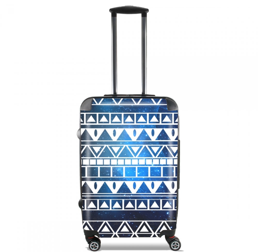 Tribal Aztec Muster-Blau für Kabinengröße Koffer