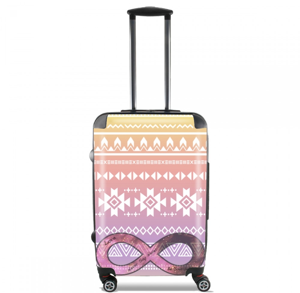 Pink Aztec Infinity für Kabinengröße Koffer