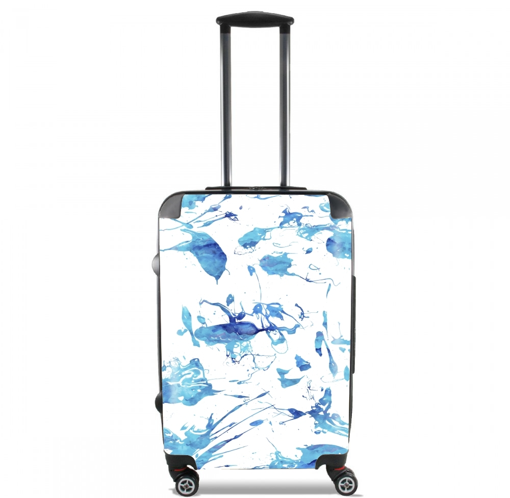 Blue Splash für Kabinengröße Koffer