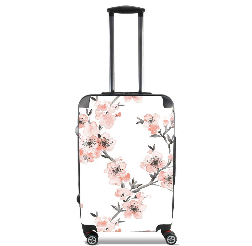 Cherry Blossom Aquarel Flower für Kabinengröße Koffer