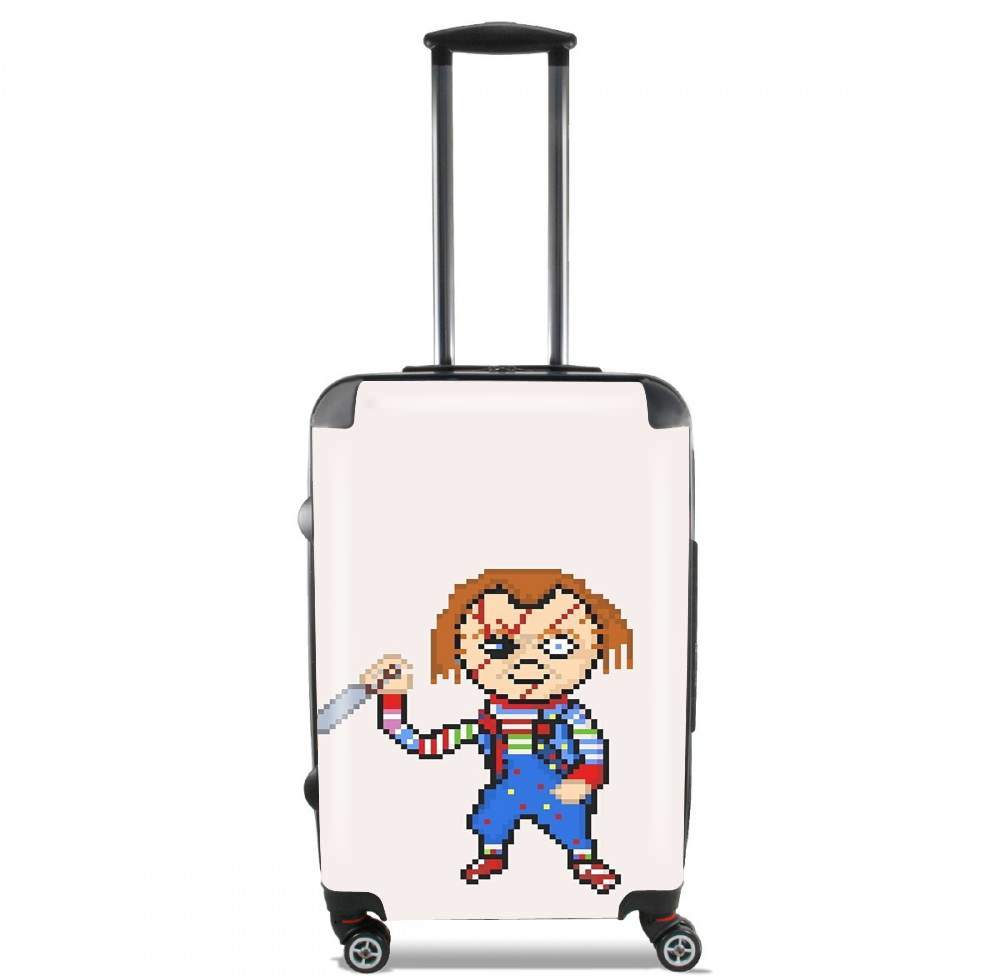 Chucky Pixel Art für Kabinengröße Koffer
