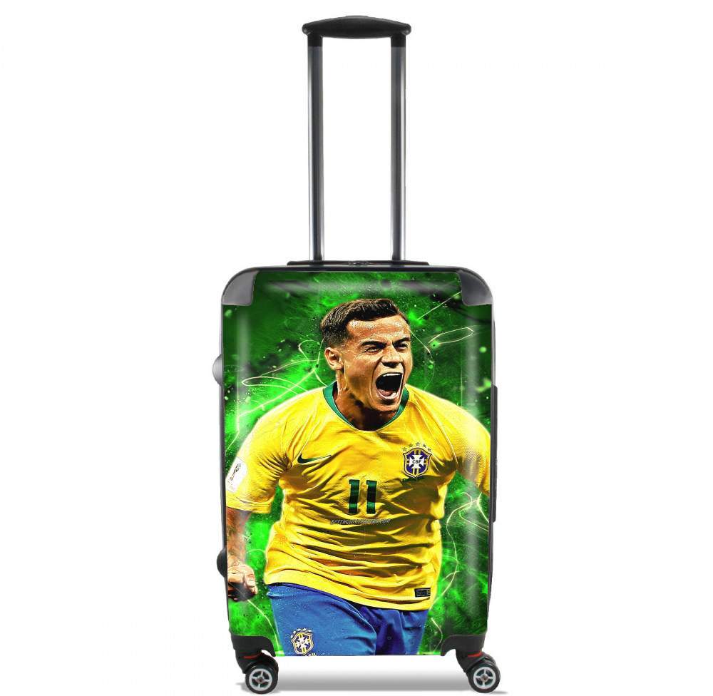 coutinho Football Player Pop Art für Kabinengröße Koffer