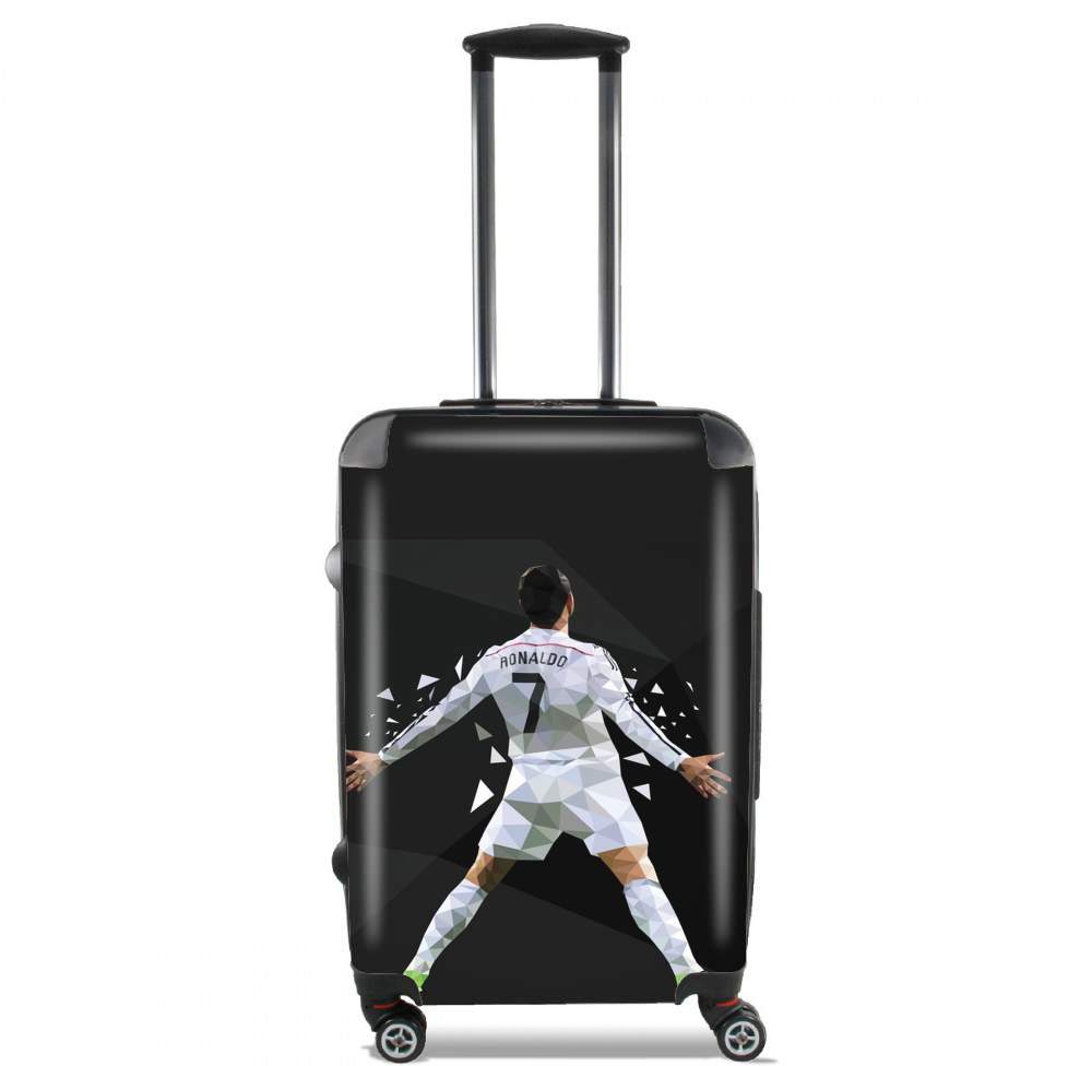 Cristiano Ronaldo Celebration Piouuu GOAL Abstract ART für Kabinengröße Koffer