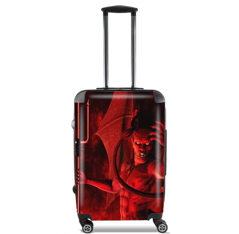 Devil 3D Art für Kabinengröße Koffer