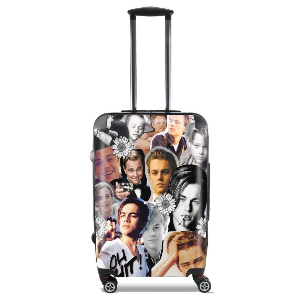 Dicaprio Fan Art Collage für Kabinengröße Koffer