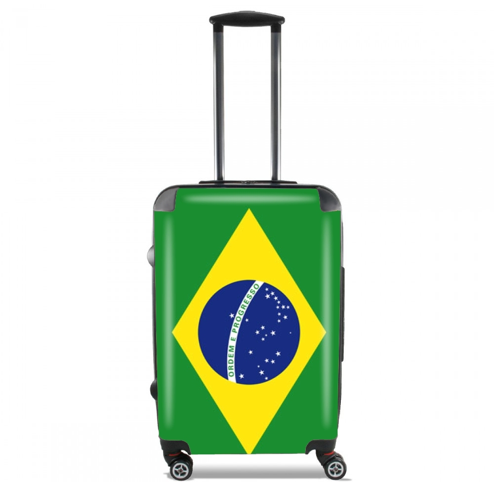Fahne Brasilien für Kabinengröße Koffer