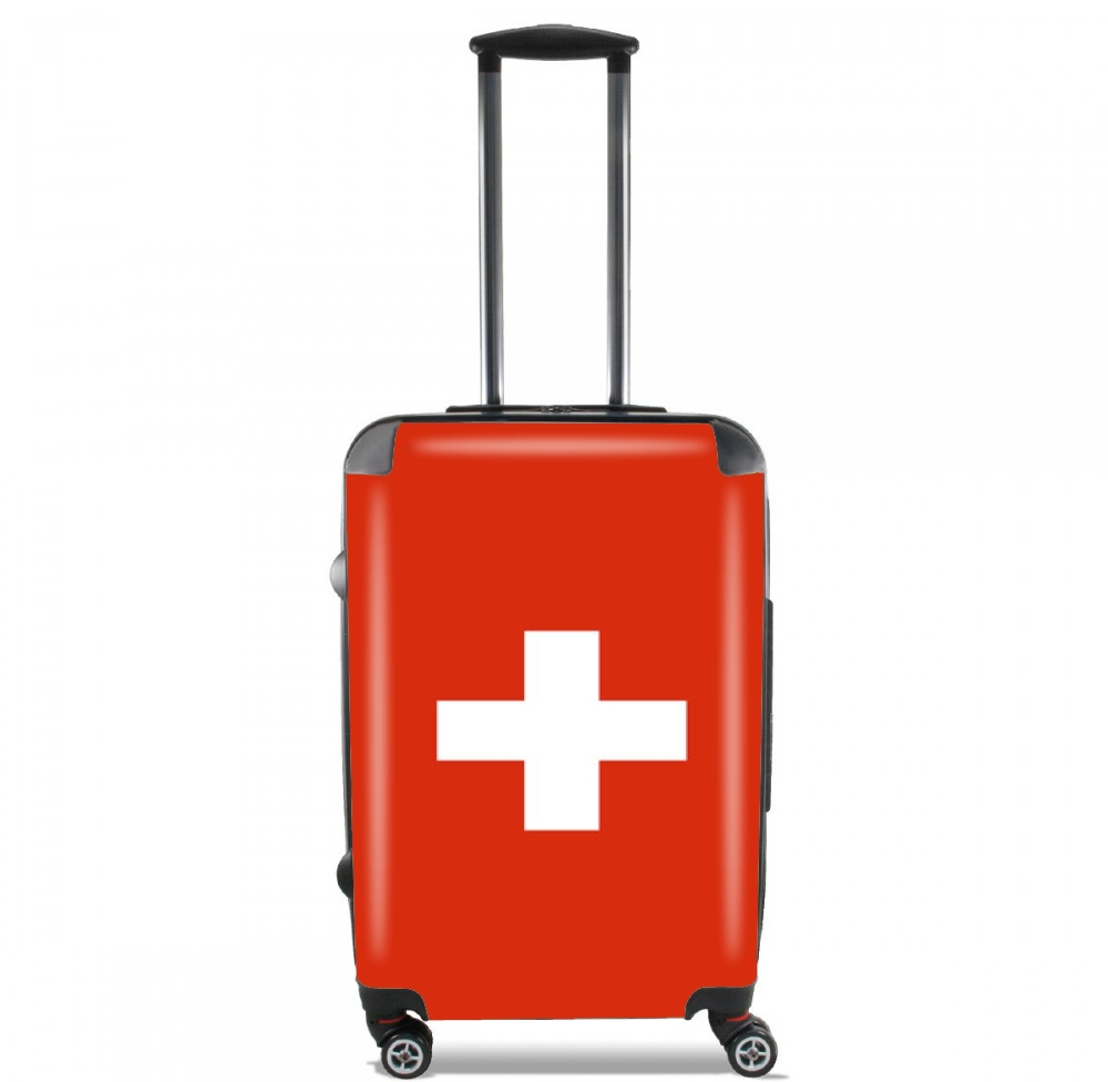 Schweiz (Confoederatio Helvetica) Flagge für Kabinengröße Koffer