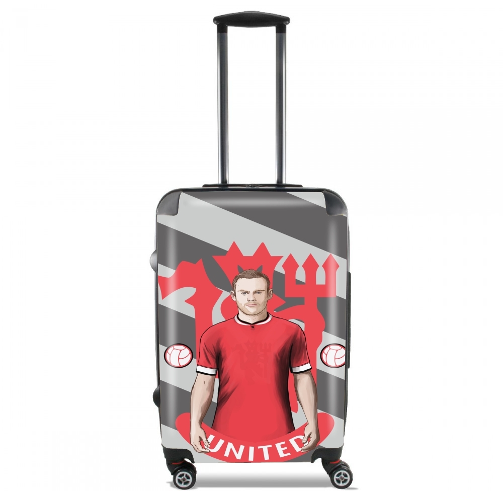 Football Stars: Red Devil Rooney ManU für Kabinengröße Koffer