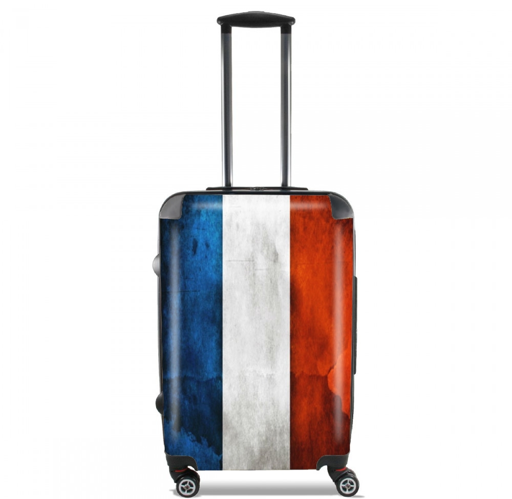 Flag France Vintage für Kabinengröße Koffer