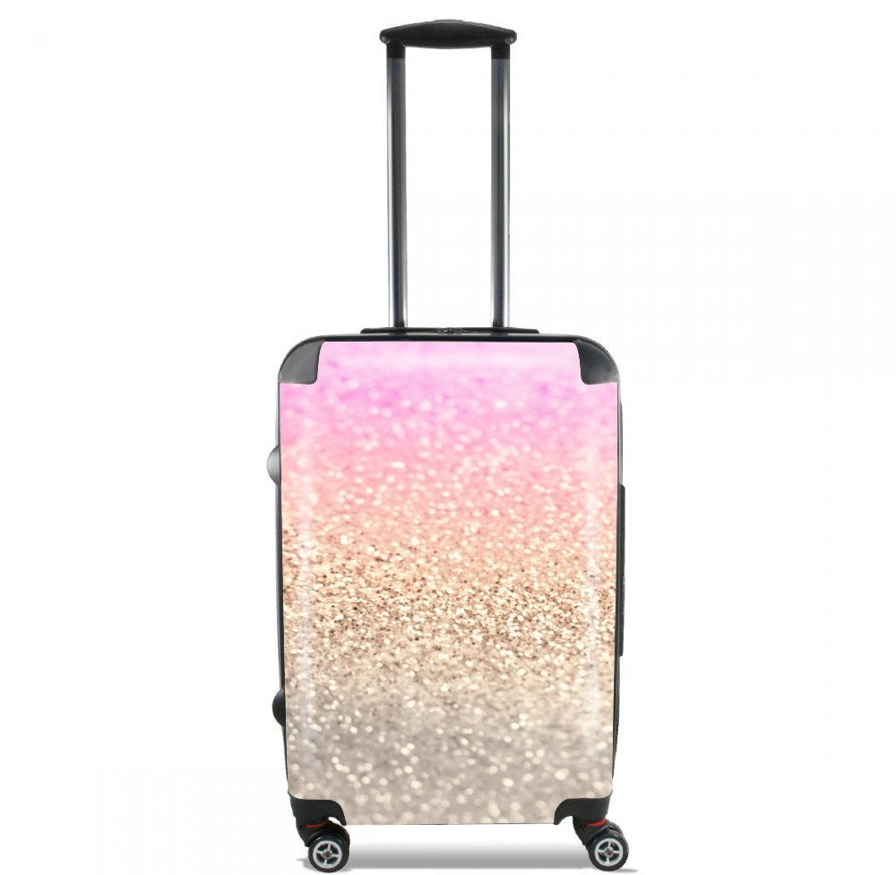 Gatsby Glitter Pink für Kabinengröße Koffer