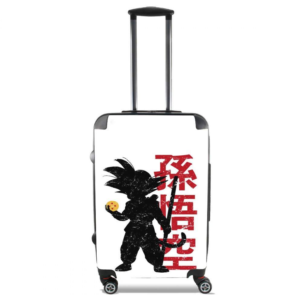 Goku silouette für Kabinengröße Koffer